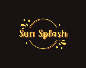 Yummy Splash Restaurant logo design