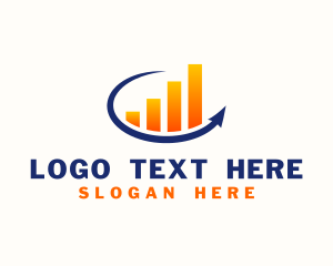 Sales - Company Bar Graph logo design