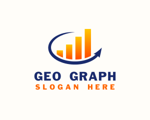 Company Bar Graph logo design