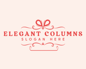 Elegant Gift Ribbon logo design