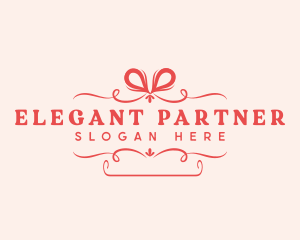 Elegant Gift Ribbon logo design