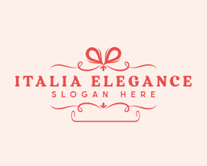 Elegant Gift Ribbon logo design