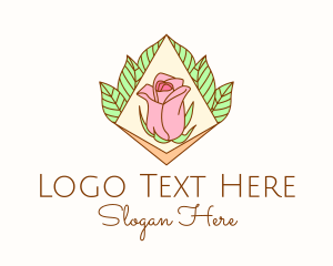 Leaf - Multicolor Beauty Rose logo design
