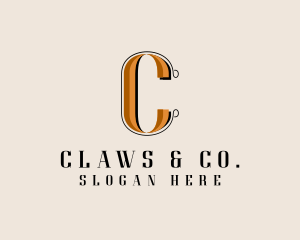 Elegant Fashion Studio Letter C logo design