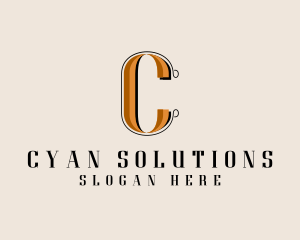 Elegant Fashion Studio Letter C logo design