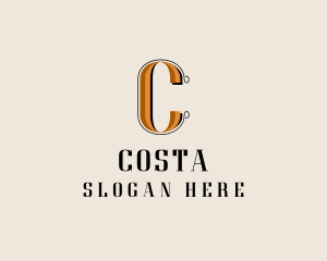 Elegant Fashion Studio Letter C logo design