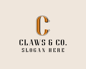 Elegant Fashion Studio Letter C logo design