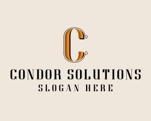 Elegant Fashion Studio Letter C logo design