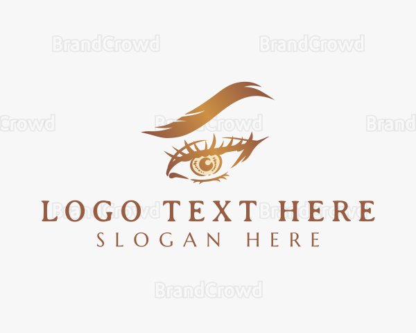 Beauty Eyebrow Eyelashes Logo