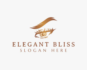 Microblading - Beauty Eyebrow Eyelashes logo design