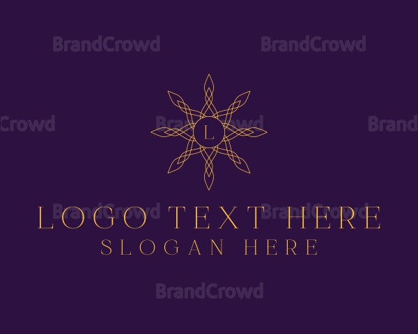 High End Floral Lantern Logo