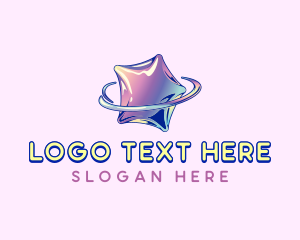 Style - Space Star Orbit logo design