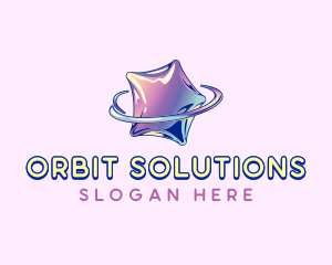 Space Star Orbit logo design