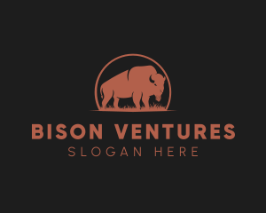 Bison Ranch Meat logo design