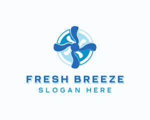 Breeze - Cool Wind Ventilation logo design