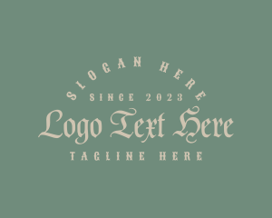 Branding - Gothic Retro Brand logo design