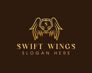 Angelic Wings Halo logo design