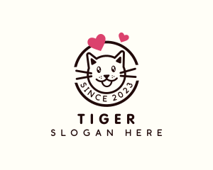 Pet - Kitten Heart Vet logo design