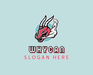 Dragon Vaping Smoking Logo
