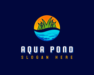 Pond - Eco Pond Landscaping logo design
