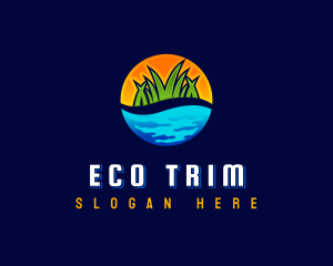 Eco Pond Landscaping logo design