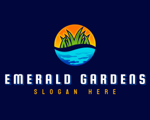 Eco Pond Landscaping logo design