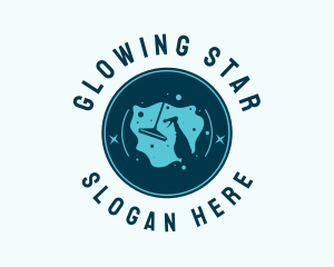 Shining - Housekeeping Cleaning Sanitation logo design