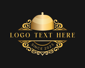 Luxury - Cloche Dining Restaurant logo design