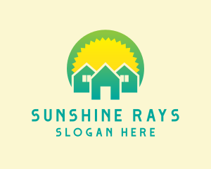 Sunrise House Village logo design