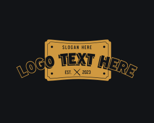 Automotive - Retro Raffle Ticket logo design