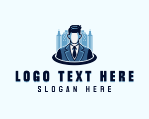 Suit - Professional Recruitment Admin logo design