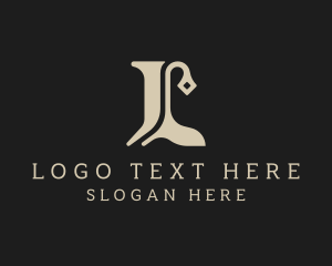 Studio - Studio Calligraphy Letter L logo design