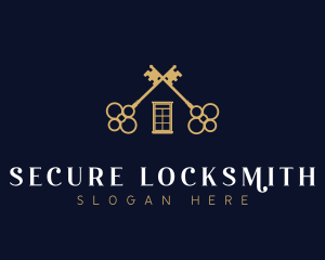 Locksmith - Key Property Locksmith logo design