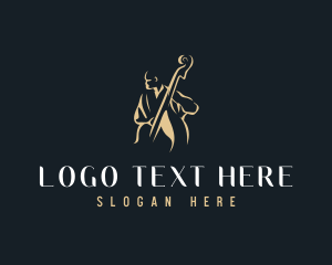 Jazz - Bass Concert Musician logo design