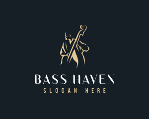 Bass - Bass Concert Musician logo design