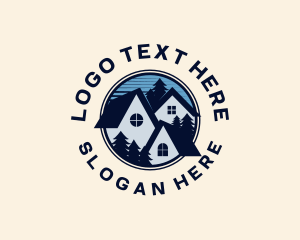 Contractor - Forest House Roof logo design