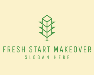 Organic Tower Shop logo design