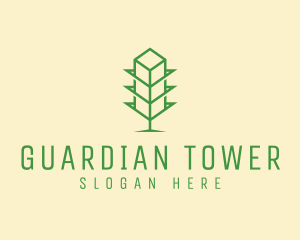 Organic Tower Shop logo design