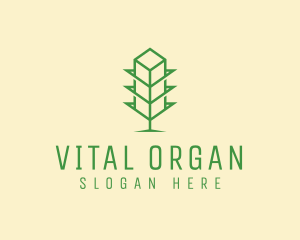 Organic Tower Shop logo design