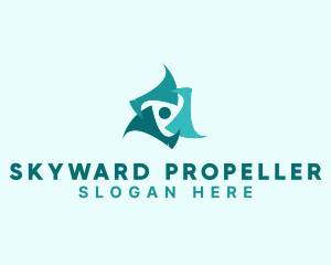 Propeller - Ventilation Propeller Blade logo design