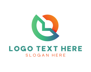Digital Tech Startup Letter O  Logo