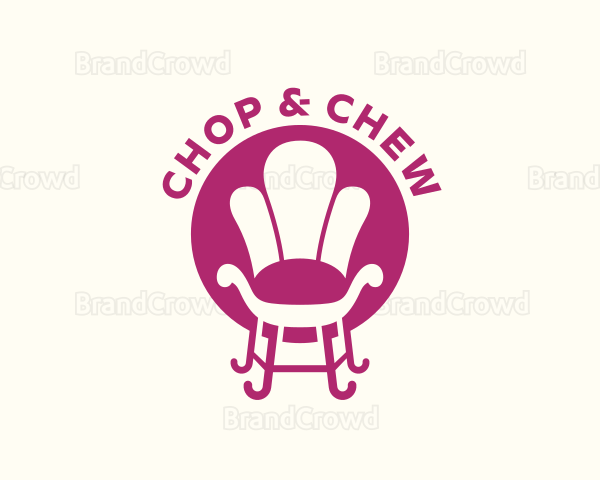 Vanity Chair Furniture Logo