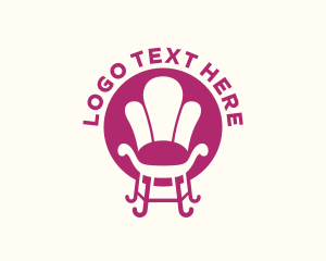 Upholsterer - Vanity Chair Furniture logo design