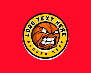 Character - Basketball League Game logo design