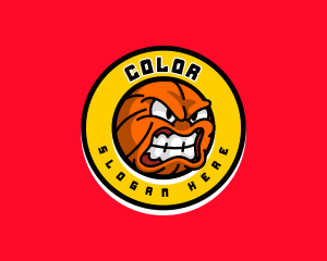 Character - Basketball League Game logo design