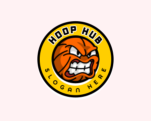 Basketball League Game logo design