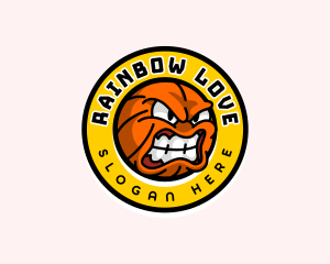 Basketball League Game logo design