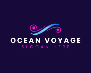 Sea Wave Resort logo design