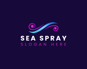 Sea Wave Resort logo design