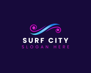 Sea Wave Resort logo design